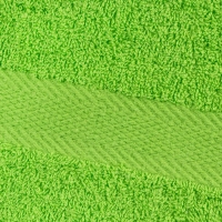 Набор полотенец махровых бордюр 440 г/м2, 50х90 салатовый, 10шт