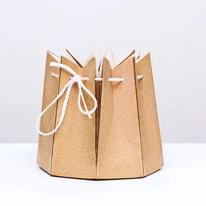 Аквабокс для цветов, 18&times;18 см, крафт