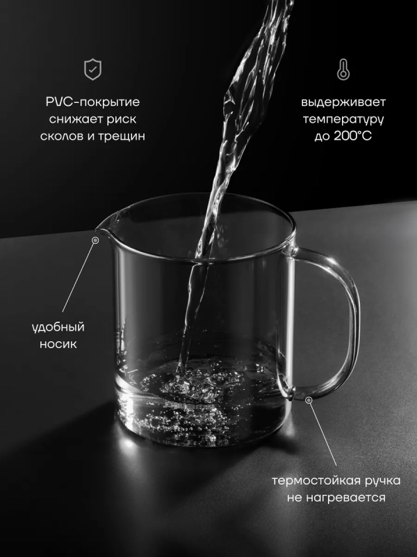 Чайник заварочный Graphit-1000TP Графитовый 1000 мл Чайник заварочный Graphit-1000TP Графитовый 1000 мл