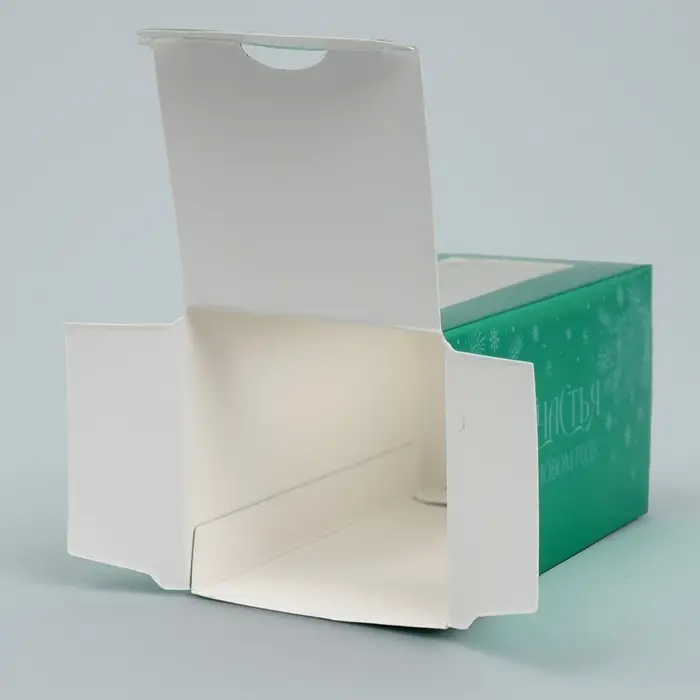 Коробочка для макарун «Счастья в новом году», 12 х 5.5 х 5.5 см Коробочка для макарун «Счастья в новом году», 12 х 5.5 х 5.5 см