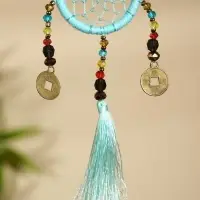 Брелок &laquo;Ловец снов&raquo;, 4&times;15 см, мятный