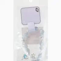 Браслет с подвесками &laquo;Сахарный. Сердце текучее&raquo;, d=6 см, шар № 10/8, голубой в серебре