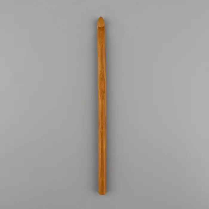 Крючок для вязания, бамбуковый, d=7 мм, 15 см Крючок для вязания, бамбуковый, d=7 мм, 15 см