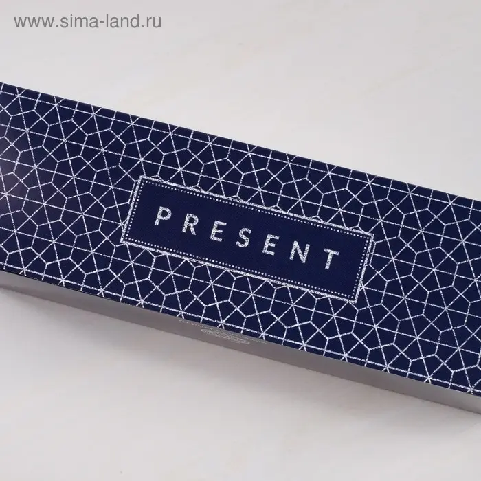 Коробка для макарун, кондитерская упаковка &laquo;Present&raquo;, 18 х 5.5 х 5.5 см