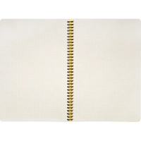 Бизнес-тетрадь А4,96л,кл,спир,пластик,тон.бл. Attache Bright colours Желтый