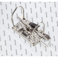 Папка-регистратор 75мм  Attache Neon А4 зеленый б/мет уголка, лам картон