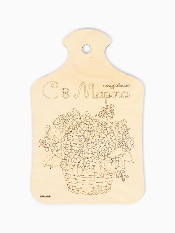 Доска для выжигания &laquo;Сирень&raquo;