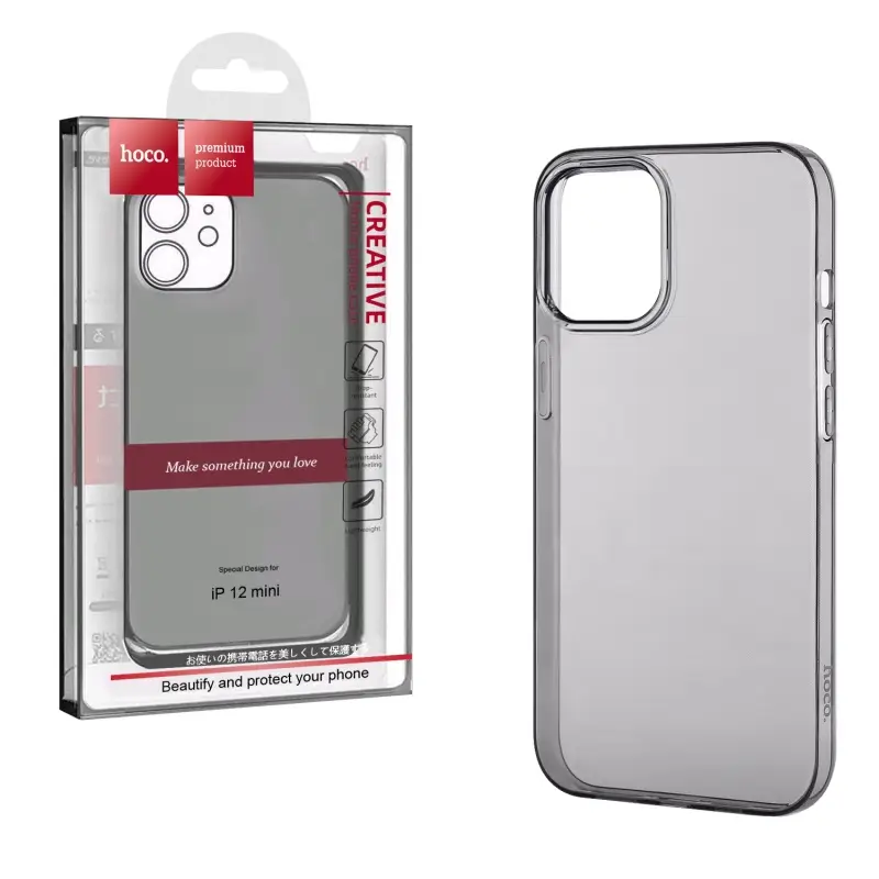 Чехол для iPhone 12 Mini Light Series TPU Black HOCO