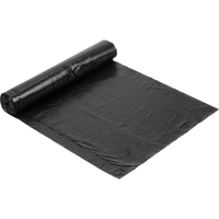 Мешки для мусора ПВД 180л 20мкм 10шт/рул черные 86x105см