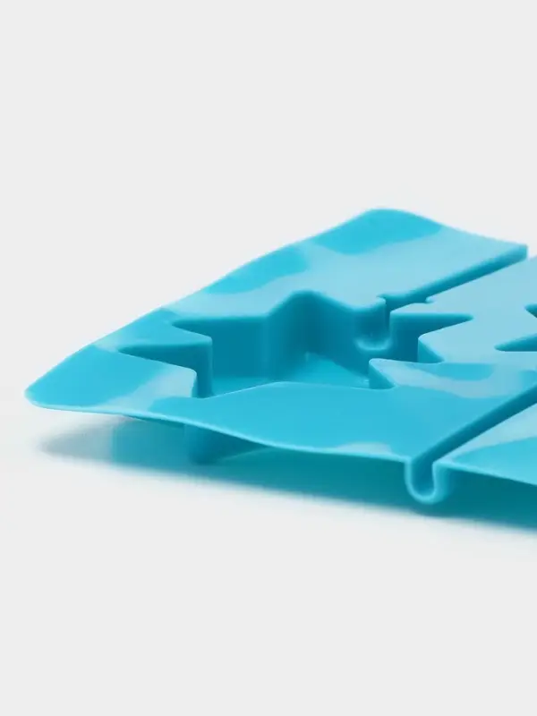 Форма для леденцов новогодний Доляна &laquo;Звёзды&raquo;, силикон, 24&times;11&times;1 см, 6 ячеек (5.2&times;4 см), с палочками, МИКС