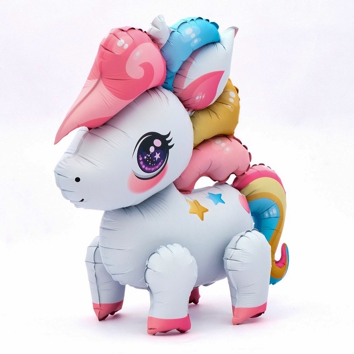 Детская игрушка Шар фольгированный 22 Детская игрушка Шар фольгированный 22" "Малыш единорог", матовый