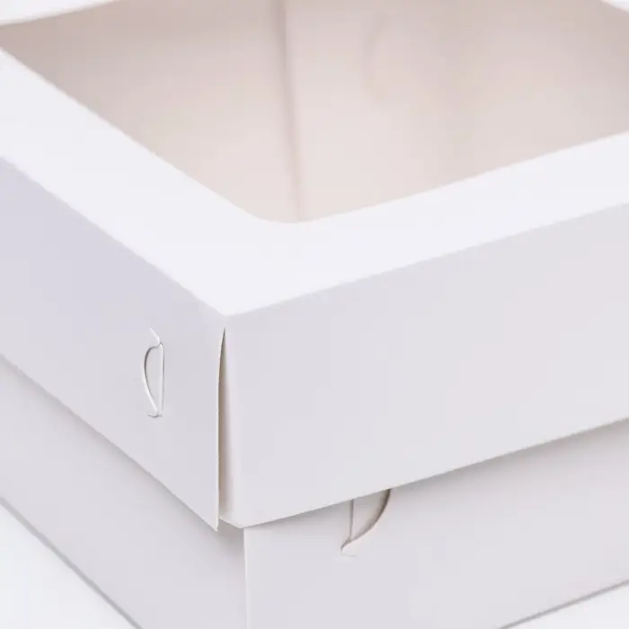 Кондитерская упаковка, белая, 17×17×8 см Кондитерская упаковка, белая, 17×17×8 см