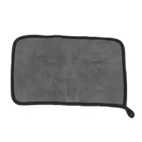 Тряпка для мытья автомобиля, CARTAGE, микрофибра, 400 г/м&sup2;, 20&times;30 cм, желто-серая