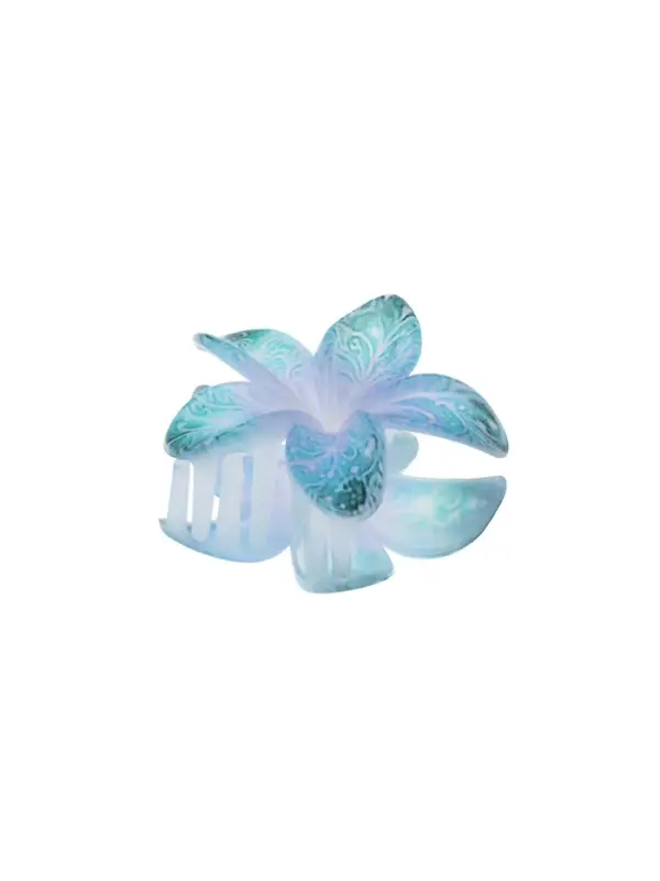 Краб для волос "Артемида" нежность, цветок, 8х7 см, микс