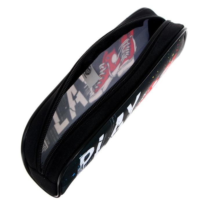 Пенал мягкий, 1 отделение, 80 х 210 х 40 мм, объёмный, Calligrata ПМО 21-20, Calligrata Play Пенал мягкий, 1 отделение, 80 х 210 х 40 мм, объёмный, Calligrata ПМО 21-20, Calligrata Play