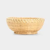 Фруктовница бамбуковая, 19 см