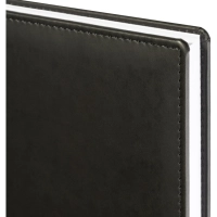 Ежедневник недатированный черный,А5,148х218мм,176л,ATTACHE ВИВА