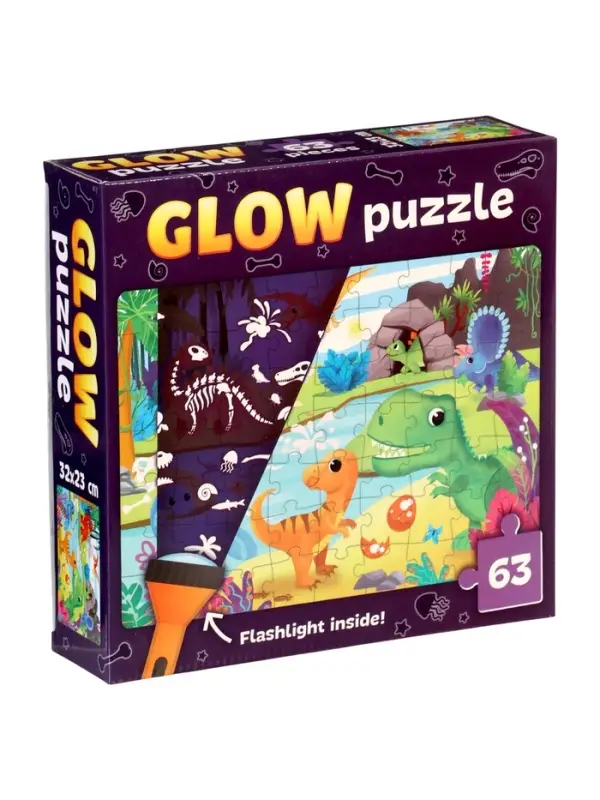 Glow in the dark puzzle(with UV lantern) Glow in the dark puzzle(with UV lantern)