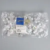 Гирлянда &laquo;Нить-грозди&raquo; 120 см, прозрачная нить, &laquo;Снежинки&raquo;, 30 LED, 4.5В, от батареек AAх3, свечение тёплое белое