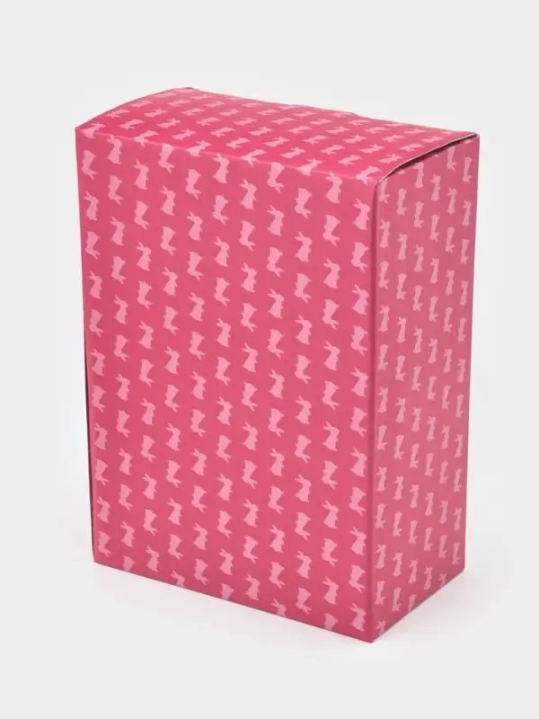 Подставка для яиц Доляна &laquo;Зайка&raquo;, 25&times;18&times;9 см, доломит, розовая