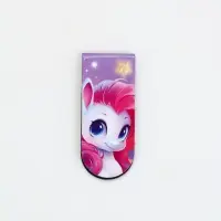 Магнитная закладка и блок бумаг 30 л "Пони" Магнитная закладка и блок бумаг 30 л "Пони"