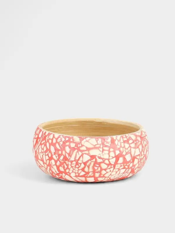 Ваза для фруктов, 15&times;15&times;6 см, бамбук