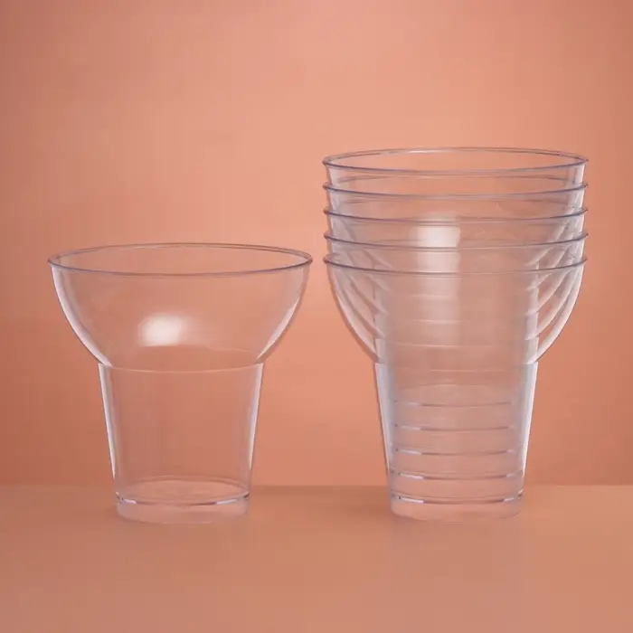 Форма пластиковая одноразовая для фуршета «Кубок», 250 мл, прозрачная