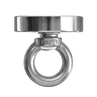 Магнит неодимовый Cartage с петлёй для авто, d=48 мм, сцепление 35 кг