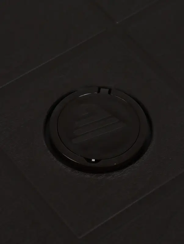 Стол круглый &laquo;Атлант&raquo;, 90&times;90&times;76.5 см, пластиковый, коричневый