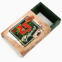Коробка для сладостей &laquo;23 февраля&raquo;, почта, 20&times;15&times;5 см