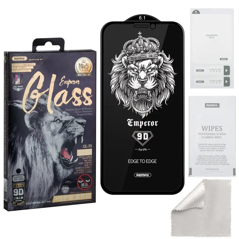 Защитное стекло для iPhone 11/XR 9D Private Emperor Series GL-35 REMAX