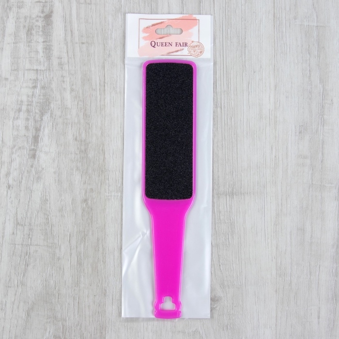 Пилка для пяток, наждачная, двусторонняя, 23 см, МИКС Пилка для пяток, наждачная, двусторонняя, 23 см, МИКС