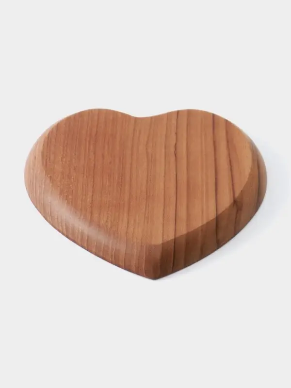 Тарелка &laquo;Сердце&raquo;, 16&times;16&times;2 см, тиковое дерево