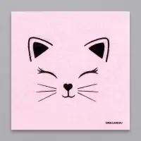 Салфетки бумажные однослойные &laquo;Кошечка&raquo;, 24&times;24 см, в наборе 20 шт.