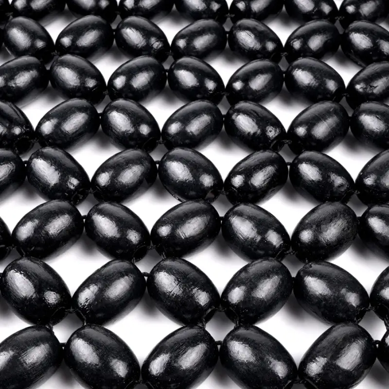 Накидка массажная AVS M2403-BL (большая) деревянные косточки (Черный), 1 шт.