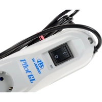 Сетевой фильтр PILOT GL (6р/10м/10А/серый)