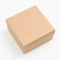 Коробка складная, крышка-дно, крафт, 10 х 10 х 5 см