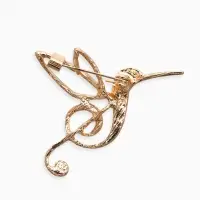 Брошь «Калибри. Скрипичный ключ», цвет золото Брошь «Калибри. Скрипичный ключ», цвет золото