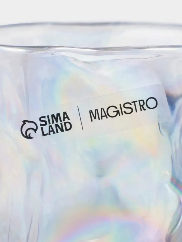 Стакан Magistro Ice.Bar. Pearl, 150 мл, 7.9&times;8&times;7.5 см, стекло, перламутровый
