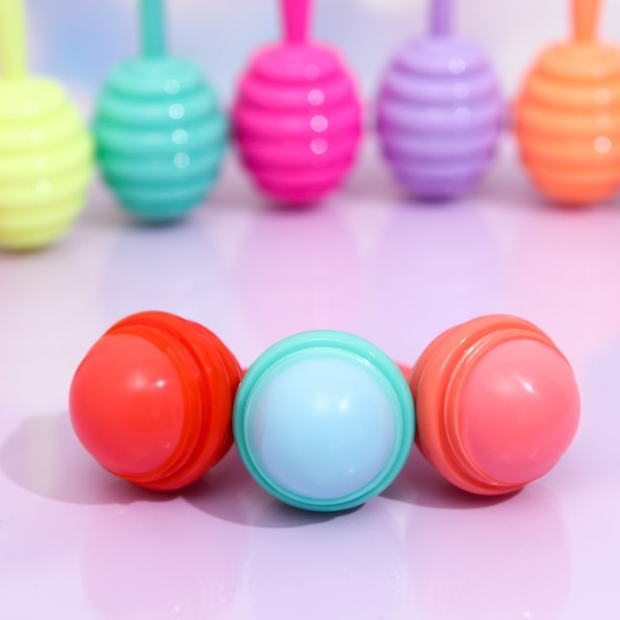 Бальзам для губ «Медовый леденец», микс цветов и ароматов Бальзам для губ «Медовый леденец», микс цветов и ароматов