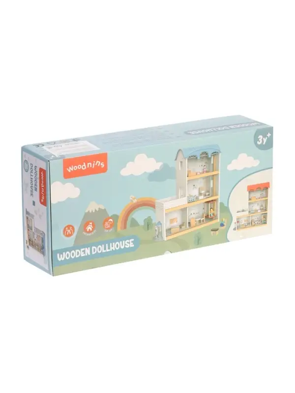 Кукольный домик с мебелью Кукольный домик с мебелью