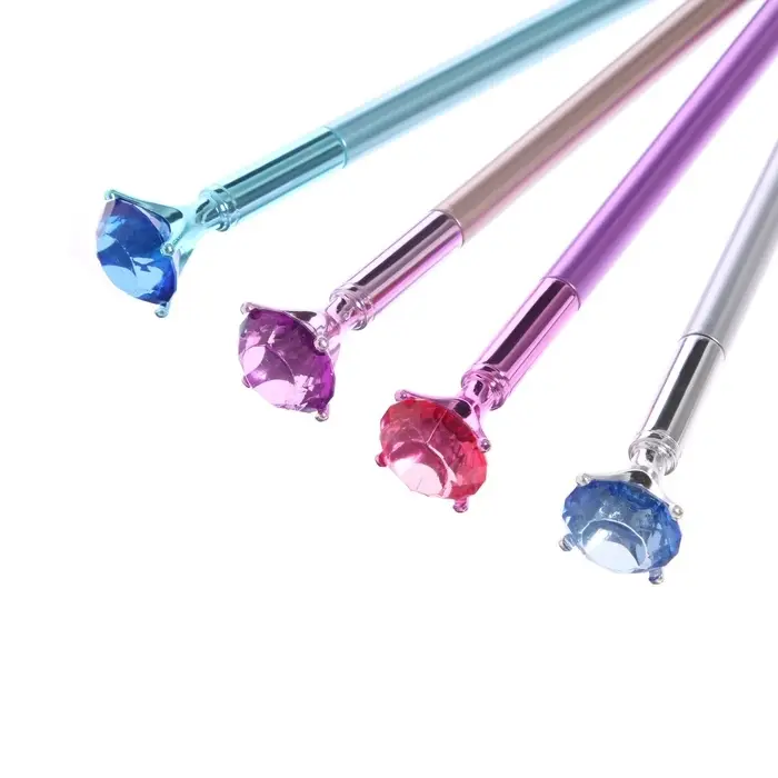 Ручка-прикол &laquo;Кристалл&raquo;, синий стержень, гелевая, МИКС