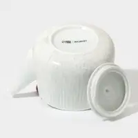 Чайник заварочный Magistro Willow, 700 мл, фарфор, голубой