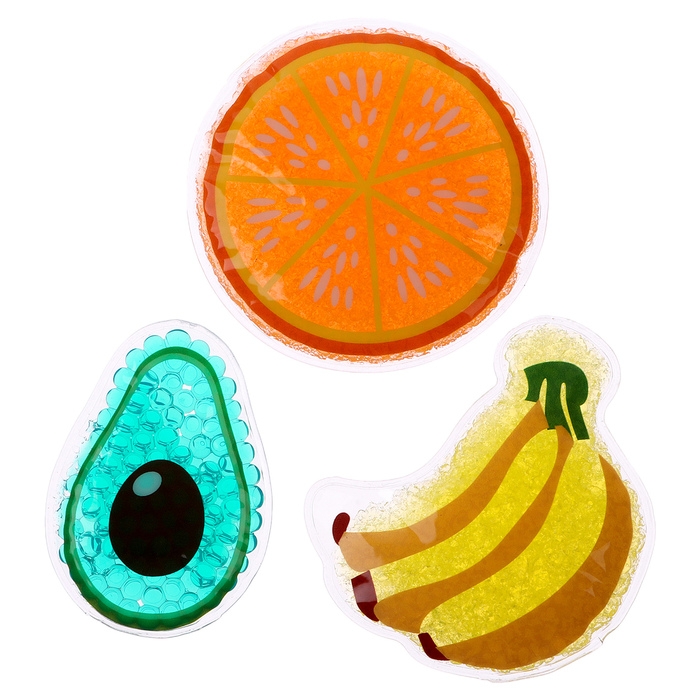 Мялка Мялка "Фрукты" с гидрогелием, виды МИКС