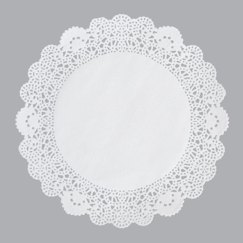 Салфетки ажурные AVIORA бумажные круглые D16см 250шт/уп