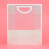 Пакет ПП с вырубной ручкой, прозрачный, 33&times;28&times;12 см, белый