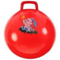 Мяч - прыгун с ручкой ONLYTOP, d=45 см, МИКС