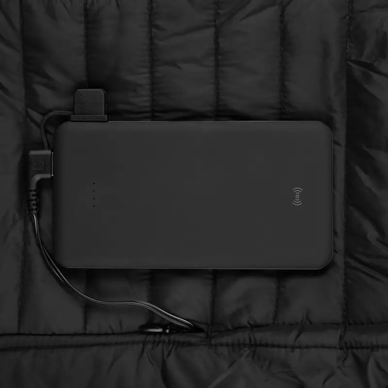 Куртка с подогревом Thermalli Meribell черная, размер L Куртка с подогревом Thermalli Meribell черная, размер L