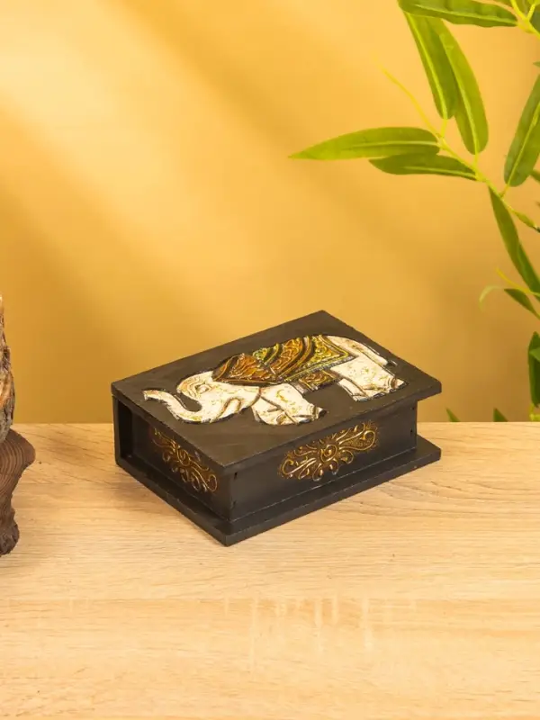 Шкатулка «Слон», 15×11×5 см, МДФ