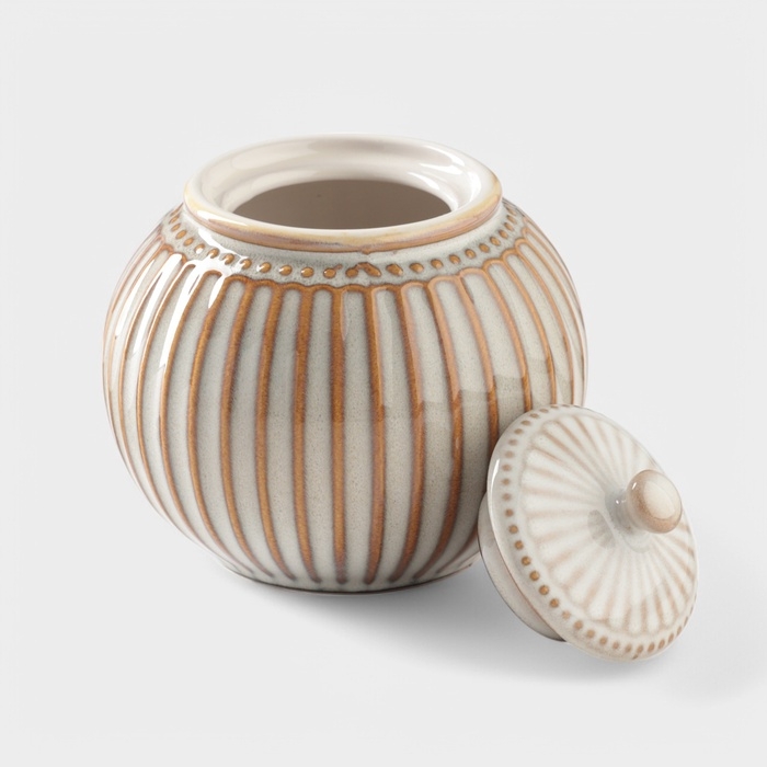 Сахарница Доляна Сахарница Доляна "Винтаж" 350 мл , цвет бежевый